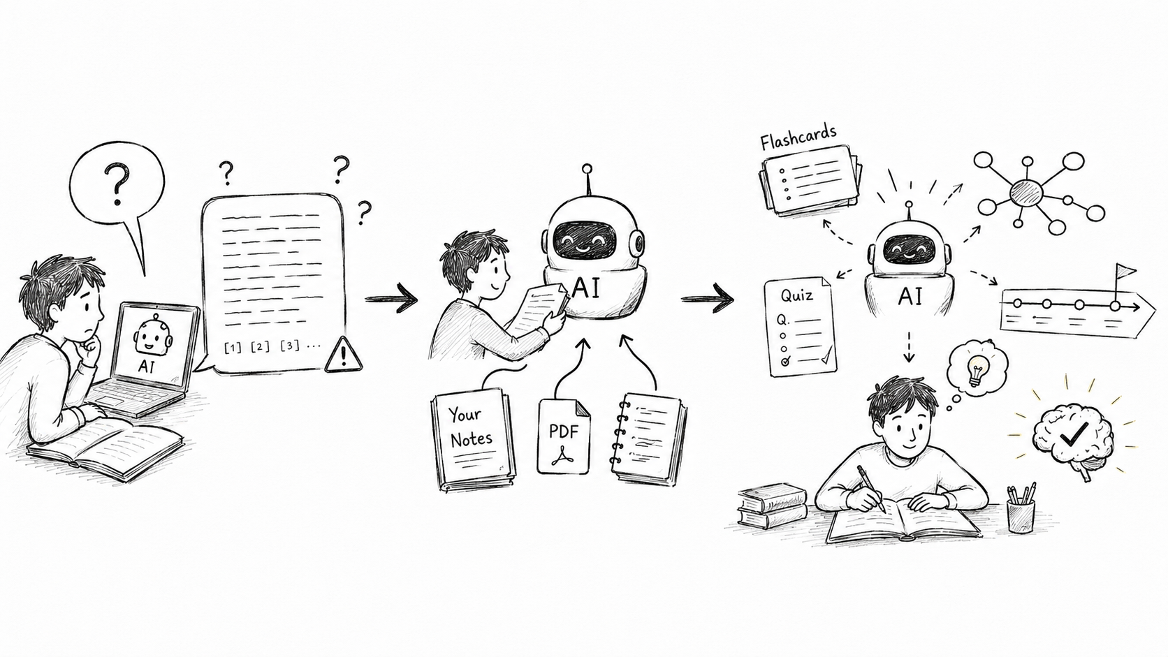 The AI study workflow: use AI to learn more, not think less